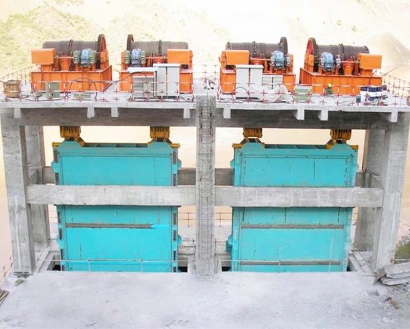 Electric Winch Type Sluice Gate Hoist for Dam - Heavy Duty Cranes ...