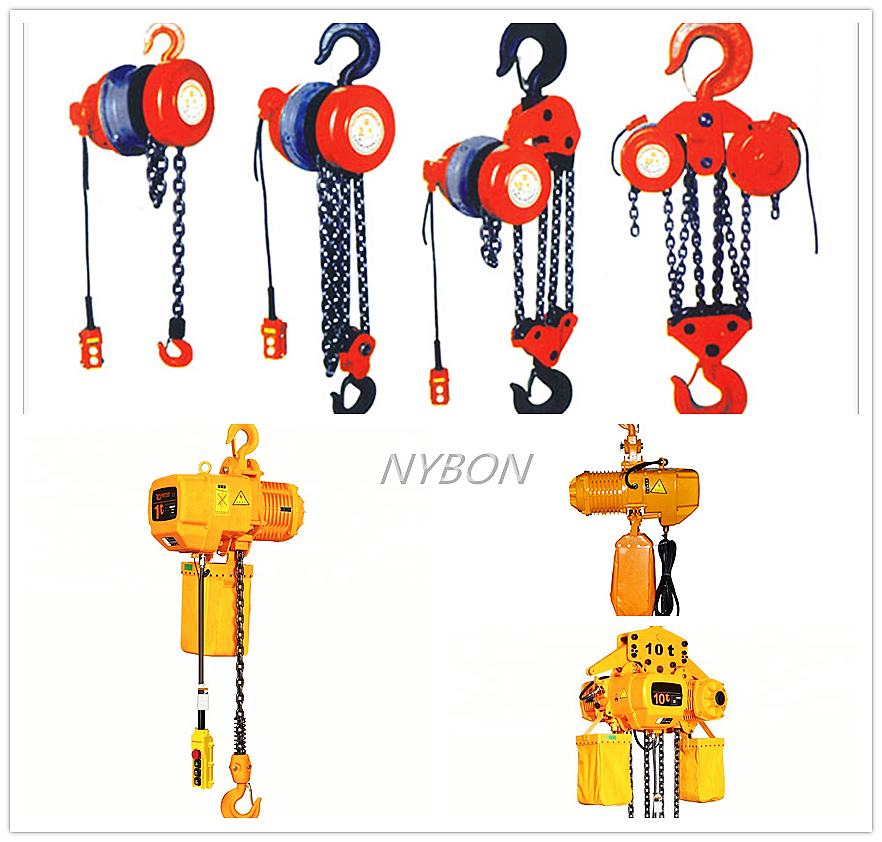 chain hoist with hooks